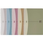 Oxford blok s boční kroužkovou spirálou Urban A5 čtverečkovaný plastové desky 50 listů – Sleviste.cz