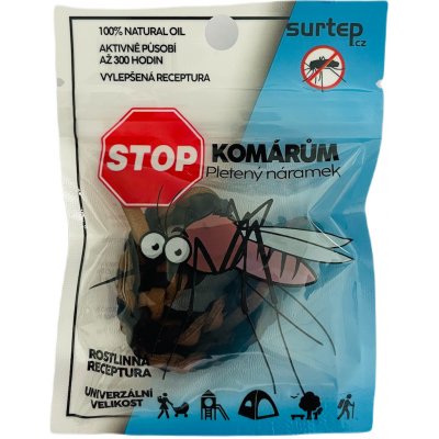 Surtep Stop komárům pletený náramek – Zboží Dáma