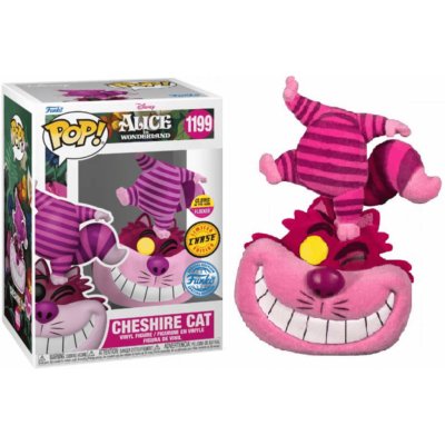Funko POP! 1199 Disney Alice in Wonderland Cheshire Cat Limited Glow Chase Flocked Edition