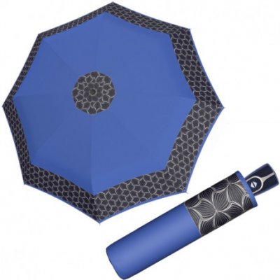 Doppler Fiber Magic Style dámský plně automatický deštník modrý