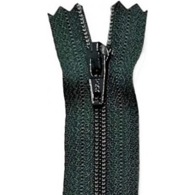 YKK zip spirálový nedělitelný, zelený tmavý - 35 cm – Hledejceny.cz