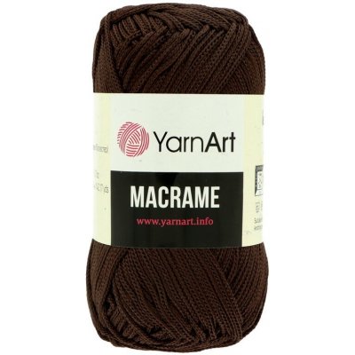 YarnArt Macrame 2mm 157 hnědá – Hledejceny.cz