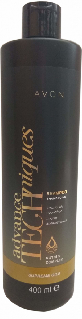 Avon Advance Techniques intenzivní vyživující Shampoo s luxusními oleji 400 ml