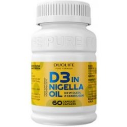 Duolife D3 in Nigella Oil 60 kapslí