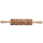 Váleček dřevo Dekor d. 20/38 cm Motiv – Hledejceny.cz