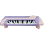 Mamido Dětský elektrický keyboard 37 kláves růžovo fialový – Zboží Dáma