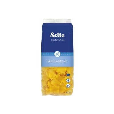 SEITZ Těstoviny lasagne mini bez lepku 0,5 kg – Zboží Dáma