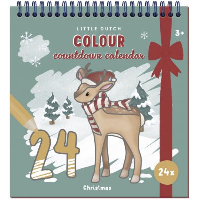 LITTLE DUTCH Adventní kalendář omalovánky – Zboží Dáma