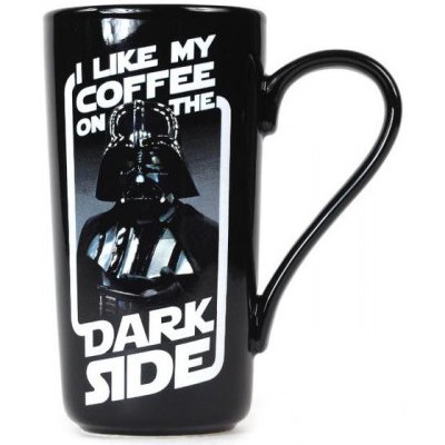 CurePink Keramický latte hrnek Star Wars: Darth Vader 750 ml černý od 279  Kč - Heureka.cz