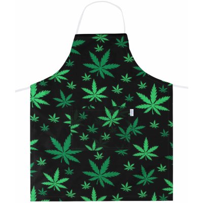 Darré Kuchyňská zástěra Konopí černá – Zboží Dáma