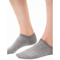 Dámské ponožky COMET 3D 066 MELANŽOVĚ ŠEDÁ