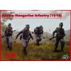 Sběratelský model ICM Austro-Hungarian Infantry 1914 4 fig. 35673 1:35