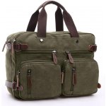 Canvasio plátěná taška crossbody Savior Zelená 18L – Zboží Dáma