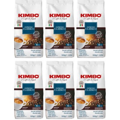 Kimbo Espresso Classico 6 x 1 kg – Zbozi.Blesk.cz