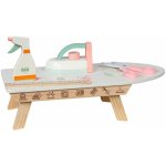 Aga4Kids Dětské dřevěné žehlicí prkno s příslušenstvím – Sleviste.cz