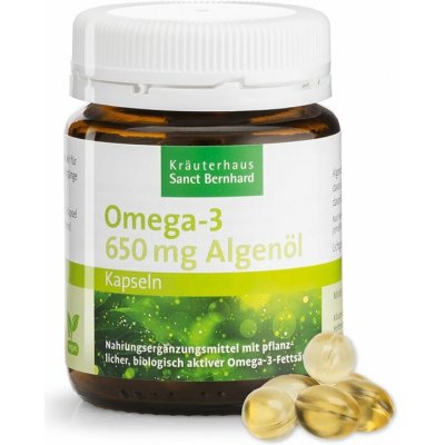 Sanct Bernhard Omega-3 Olej z mořských řas 60 kapslí – Hledejceny.cz