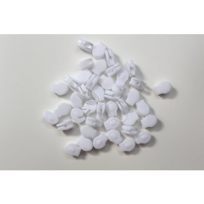 Jezdec k nekonečnému zipu - bílý plastový – Zboží Dáma