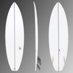 OLAIAN Surf shortboard 900 6'1" 33 l se 3 ploutvičkami FCS2 – Zboží Dáma