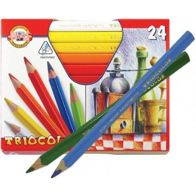 Koh-i-Noor Triocolor 3154 24ks