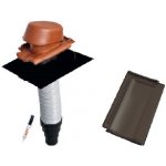 Tondach Stodo/Contiton 12 komplet odvětrání engoba tmavě hnědá – Sleviste.cz