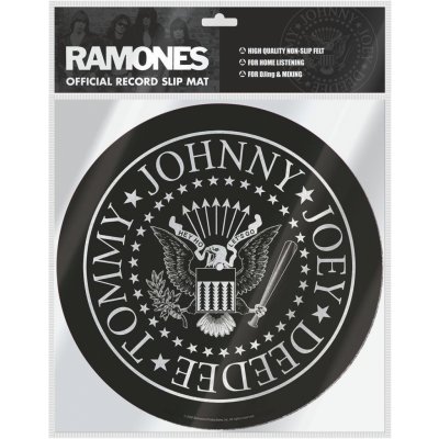 CurePink Podložka na talíř gramofonu The Ramones: Traffic průměr 30.5cm GP85881 – Zboží Mobilmania