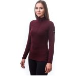 Sensor Dámské triko merino Extreme dl.rukáv zip port red – Zboží Mobilmania