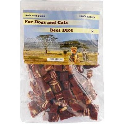 For Dogs and Cats Pochoutka Hovězí maso kostky 230 g – Zbozi.Blesk.cz