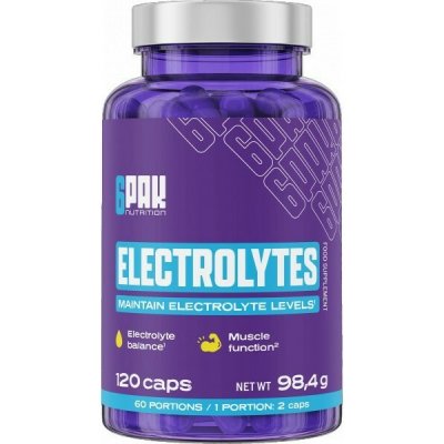 6Pak Nutrition Electrolytes 120 kapslí – Hledejceny.cz