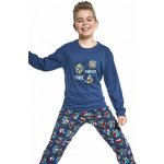 Cornette Cube Master Chlapecké pyžamo tmavě modrá – Zboží Mobilmania