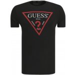 Guess triko Logo černé – Zboží Mobilmania