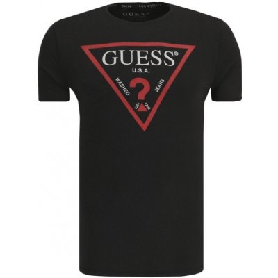 Guess triko Logo černé