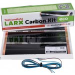LARX Carbon Kit eco 80 W, topná fólie pro svépomocnou instalaci, délka 1,6 m, šířka 0,5 m – Sleviste.cz