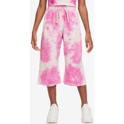 Nike sportswear wash dívčí sedmiosminové tepláky růžová – Zbozi.Blesk.cz