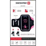 Pouzdro Sportovní ruku na běhání SWISSTEN ARMBAND pro mobily do 7" růžové – Zbozi.Blesk.cz