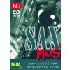 Noty a zpěvník SAX PLUS ! vol. 2 + CD alto / tenor saxofon