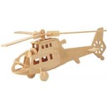 Woodcraft Dřevěné 3D puzzle Vrtulník, 24 ks – Zboží Dáma