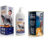 Simply from nature Salmon oil Lososový olej 1000 ml – Hledejceny.cz
