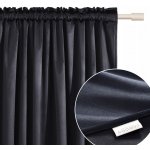 Hotový závěs Room99 velurový černý 180x250 cm zatemňovací – Hledejceny.cz