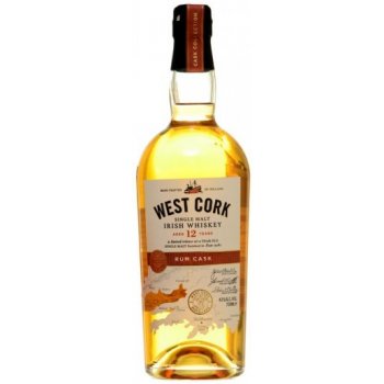 West Cork Single Malt Rum Cask Finish 12y 43% 0,7 l (holá láhev)