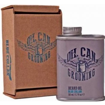 Oil Can Grooming Blue Collar olej na vousy 50 ml