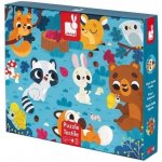 Janod dotykové Lesní zvířátka 20 dílků – Zboží Dáma