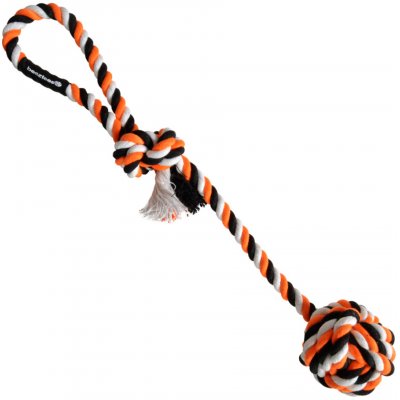 Karlie Provazová hračka lano s uzlovým míčkem a rukojetí – Zboží Mobilmania