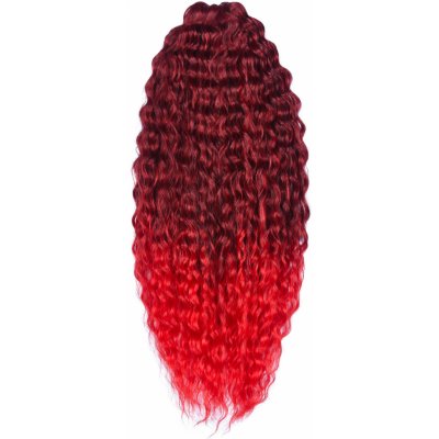 Vlnitý Kanekalon Ariel 100g - T1B/RED – Zboží Dáma