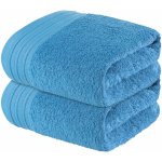 Livarno Home Froté ručník, 2 kusy, 50 x 100 cm (modrá) – Sleviste.cz
