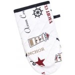 SCANquilt chňapka DEKORO sailing bílomodročervená 15 x 30 cm – Zboží Dáma