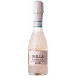 Brilla! Prosecco Spumante Rosé Extra Dry DOC 11% 0,2 l (holá láhev) – Zboží Mobilmania