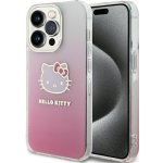 Hello Kitty IML s gradientem a elektrizující hlavou Kitty na iPhone 13 Pro růžové – Hledejceny.cz