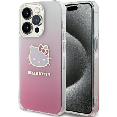 Hello Kitty IML s gradientem a elektrizující hlavou Kitty na iPhone 13 Pro růžové – Hledejceny.cz