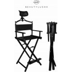 Beautylushh 9957 Hliníková skládací kosmetická židle černá – Sleviste.cz