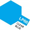 Modelářské nářadí Tamiya 82168 LP-68 Clear Blue/Modrá průhledná